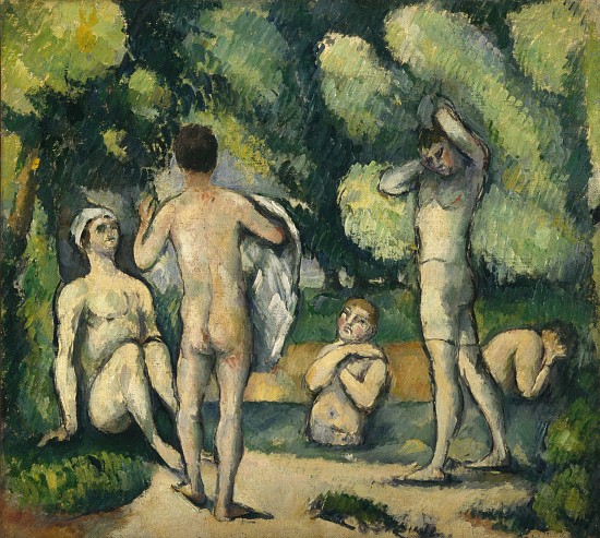 Bathers van Paul Cézanne