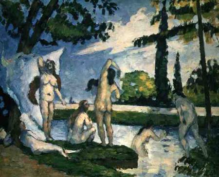 The Bathers van Paul Cézanne