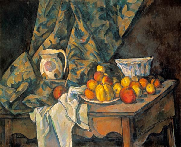 Still-life with apples van Paul Cézanne