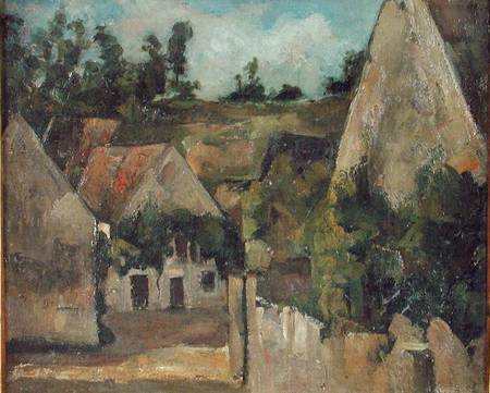Crossroads at the Rue Remy, Auvers van Paul Cézanne