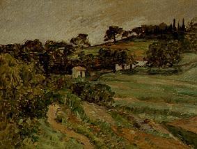 Landschaft in der Provence van Paul Cézanne