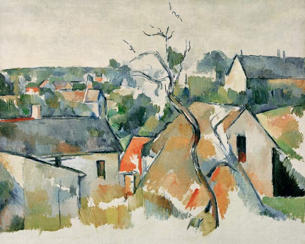 Les Toits van Paul Cézanne