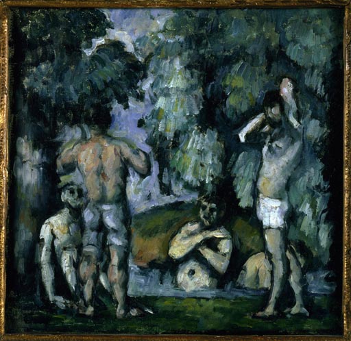 Les cinq baigneurs van Paul Cézanne