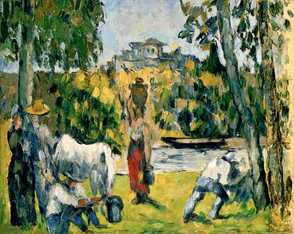 Life in the Fields van Paul Cézanne