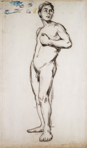 Male Nude van Paul Cézanne