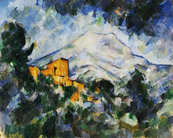 Mont Sainte-Victoire and Château Noir van Paul Cézanne