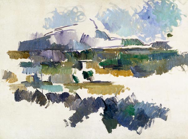 Montagne Sainte-Victoire van Paul Cézanne