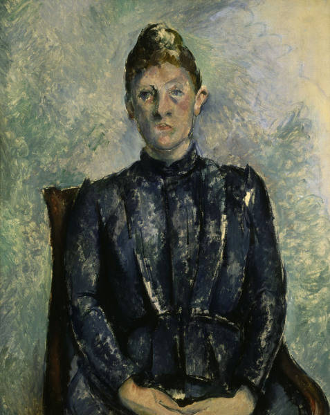 Paul Cezanne, Portrait Madame Cezanne van Paul Cézanne
