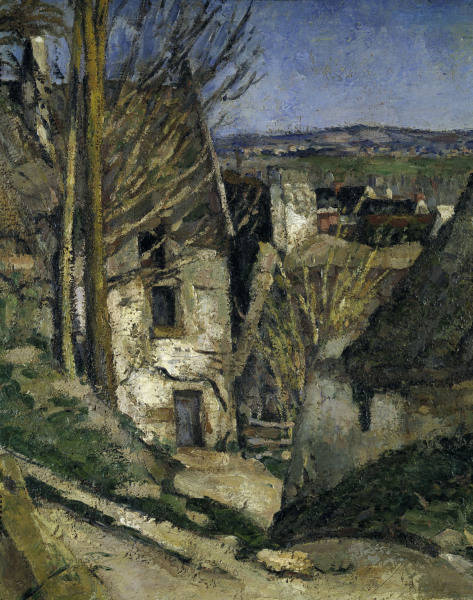 P.Cezanne, Haus des Gehaengten / Detail van Paul Cézanne