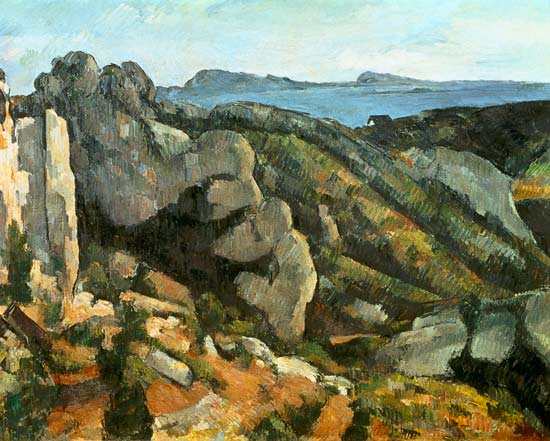 Rocks at L'Estaque van Paul Cézanne