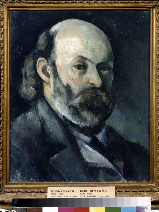 Self-portrait van Paul Cézanne