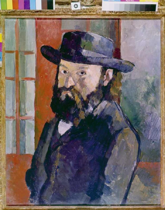 Selbstbildnis van Paul Cézanne