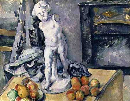 Still Life with Statuette van Paul Cézanne