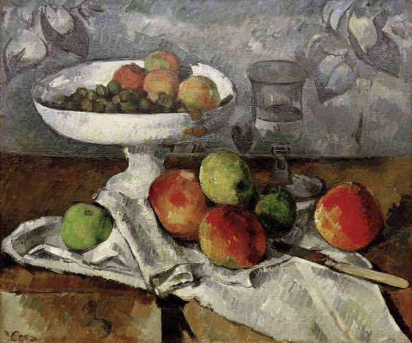 Still life with fruit bowl. van Paul Cézanne