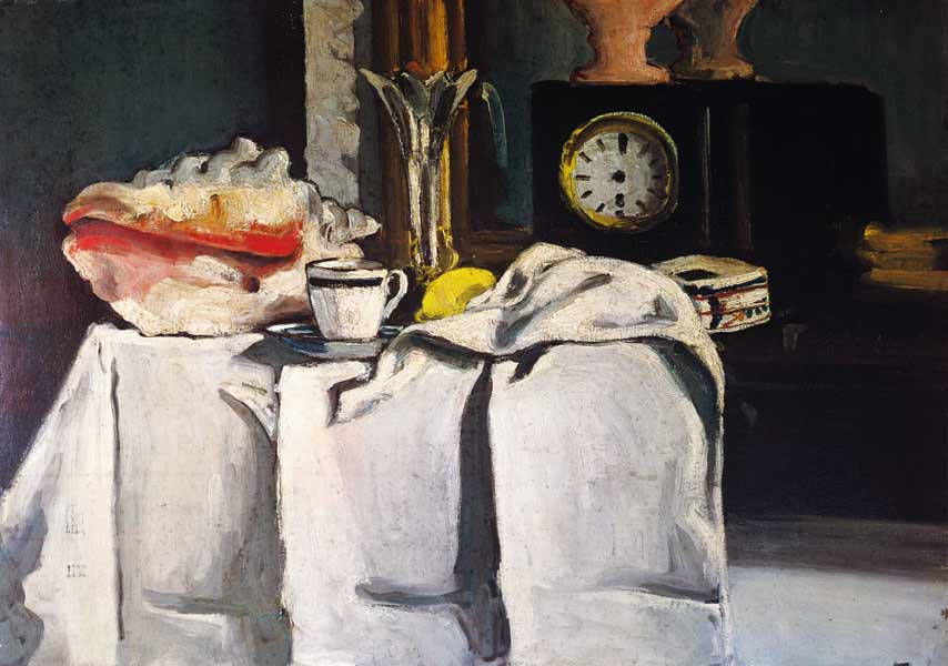 The Black Marble Clock van Paul Cézanne