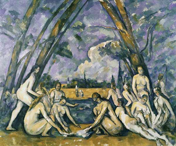 The Large Bathers van Paul Cézanne