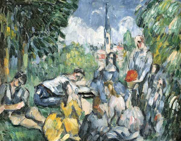 The Picnic (Dejeuner sur l'Herbe) van Paul Cézanne