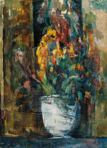 Vase of Flowers van Paul Cézanne