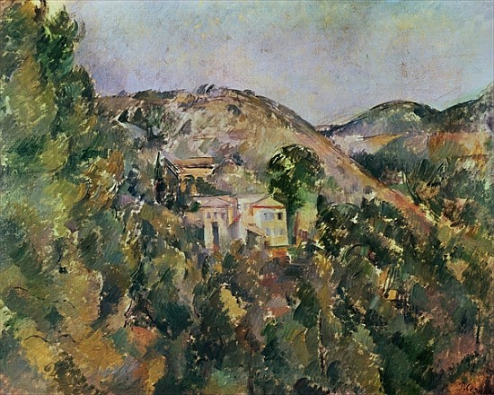 View of the Domaine Saint-Joseph, late 1880s van Paul Cézanne