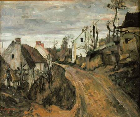 The Village Road, Auvers van Paul Cézanne