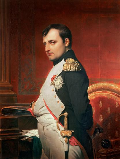 Napoleon (1769-1821)  in zijn herenkamer