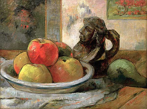Still life with apples... van Paul Gauguin