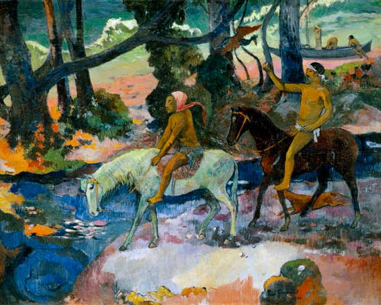Die Furt van Paul Gauguin