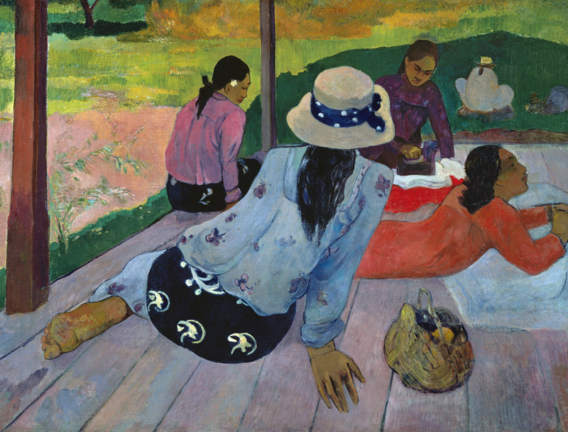 La Sieste van Paul Gauguin