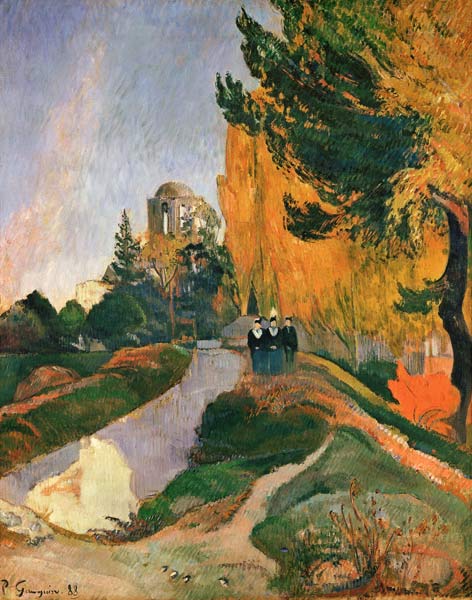 Les Alyscamps van Paul Gauguin
