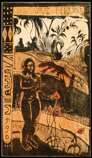 Nave Nave Fenua (Mongan, Korn-Feld, Joachim 14) van Paul Gauguin