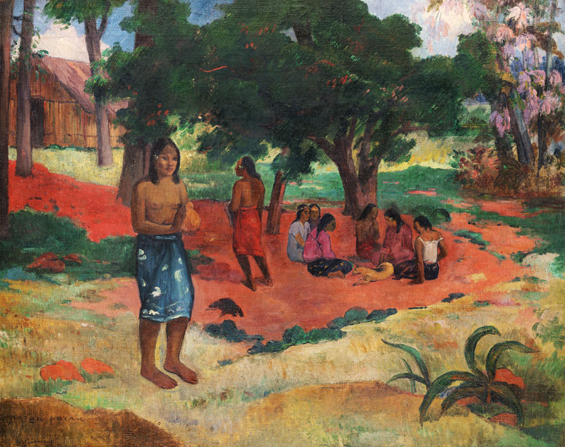 Parau parau van Paul Gauguin