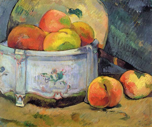 Still-life with peaches van Paul Gauguin