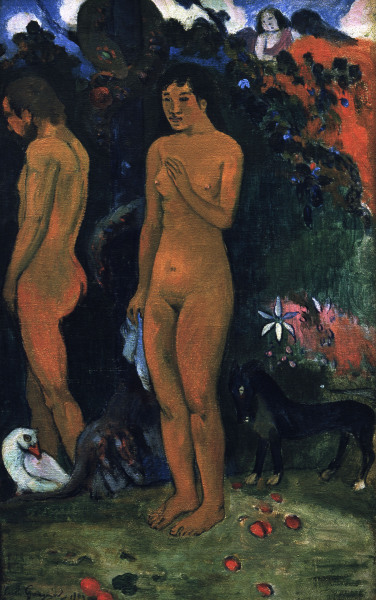 Adam and Eve van Paul Gauguin
