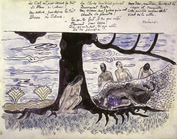 Bathers van Paul Gauguin