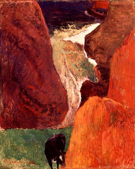 At the Bottom of the Gulf van Paul Gauguin