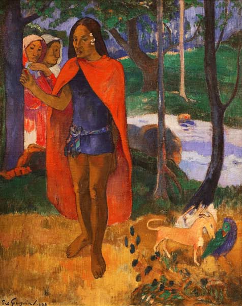 Der Zauberer von Hivaoa van Paul Gauguin