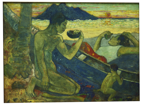 The Canoe van Paul Gauguin
