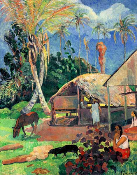 The Black Pigs - van Paul Gauguin