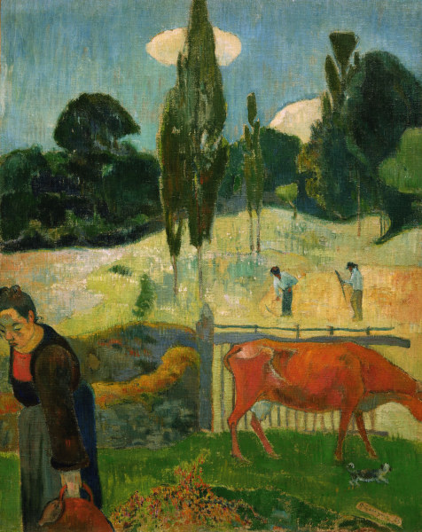 The red cow van Paul Gauguin