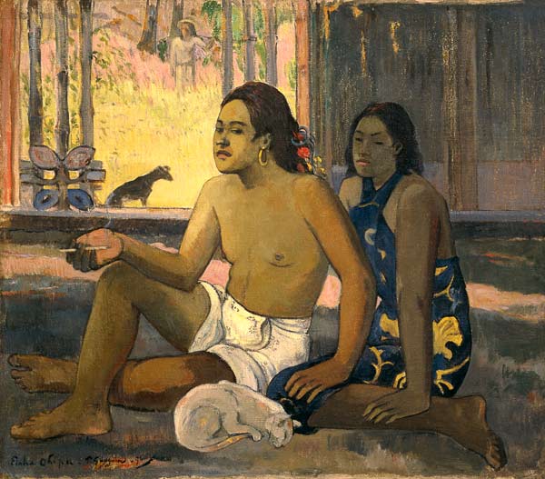 EIAHA OHIPA (Nicht arbeiten) van Paul Gauguin
