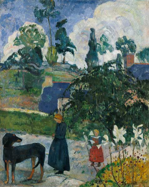In den Lilien van Paul Gauguin