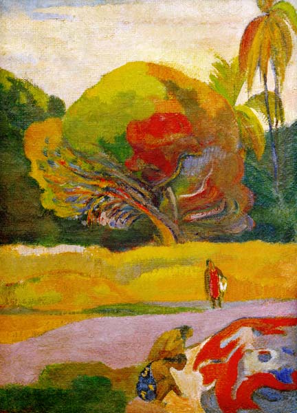 Women by the River van Paul Gauguin