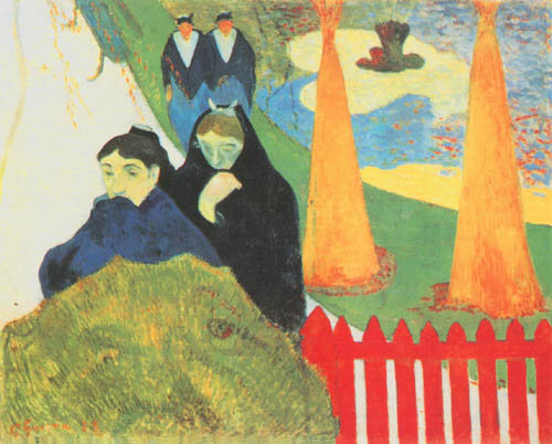 Im Garten des Krankenhauses von Arles van Paul Gauguin