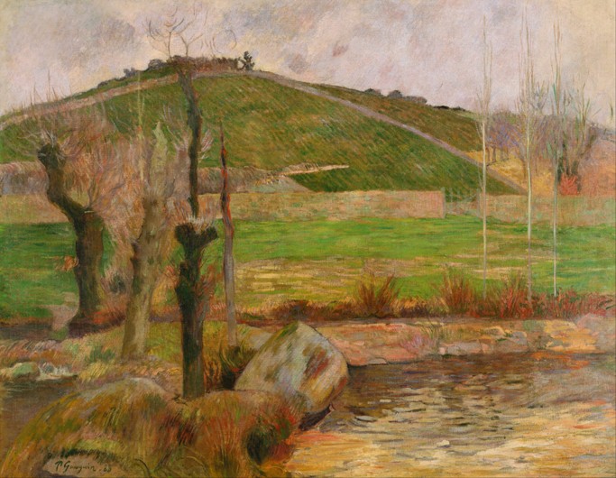 Landscape near Pont-Aven van Paul Gauguin