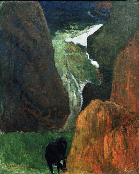 Landscape with Cow van Paul Gauguin