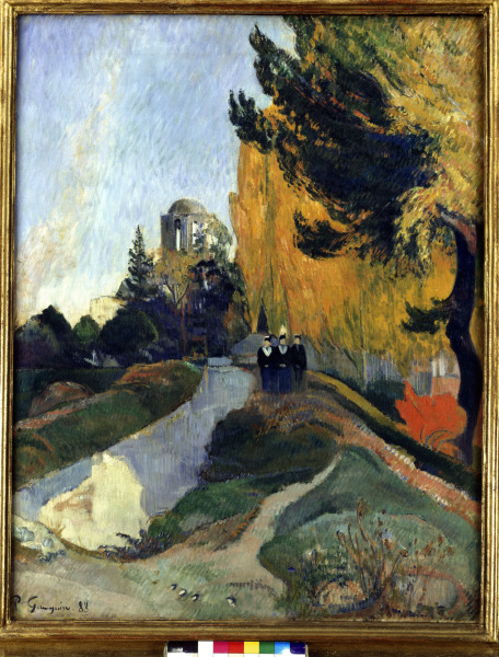 Les Alyscamps van Paul Gauguin