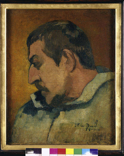 Paul Gauguin, Selbstbildnis 1896 van Paul Gauguin