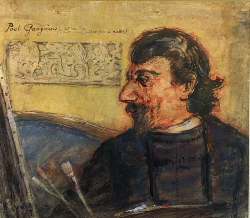 Portrait of Paul Gauguin van Paul Gauguin