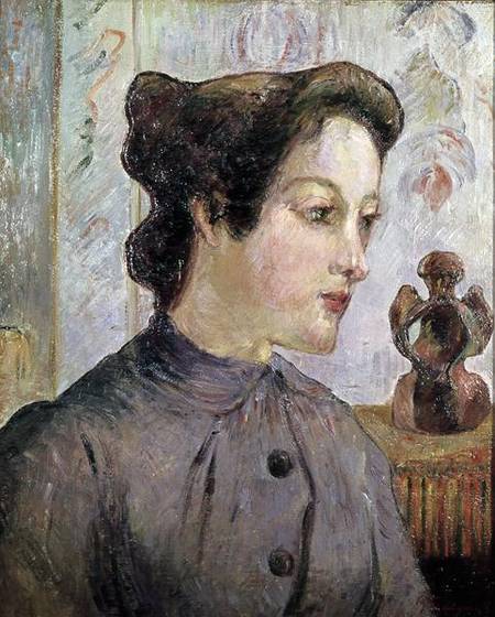 Portrait of a Young Woman van Paul Gauguin