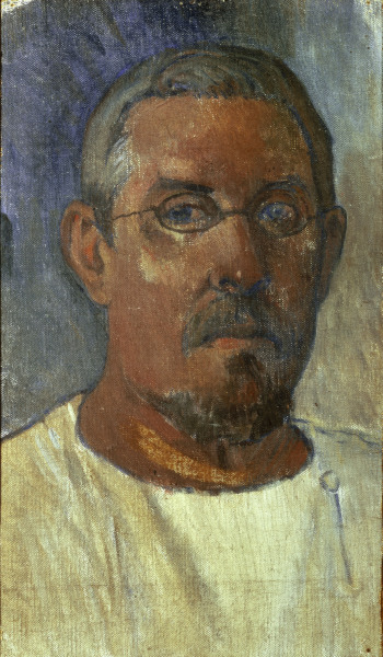 Self-portrait 1903 van Paul Gauguin
